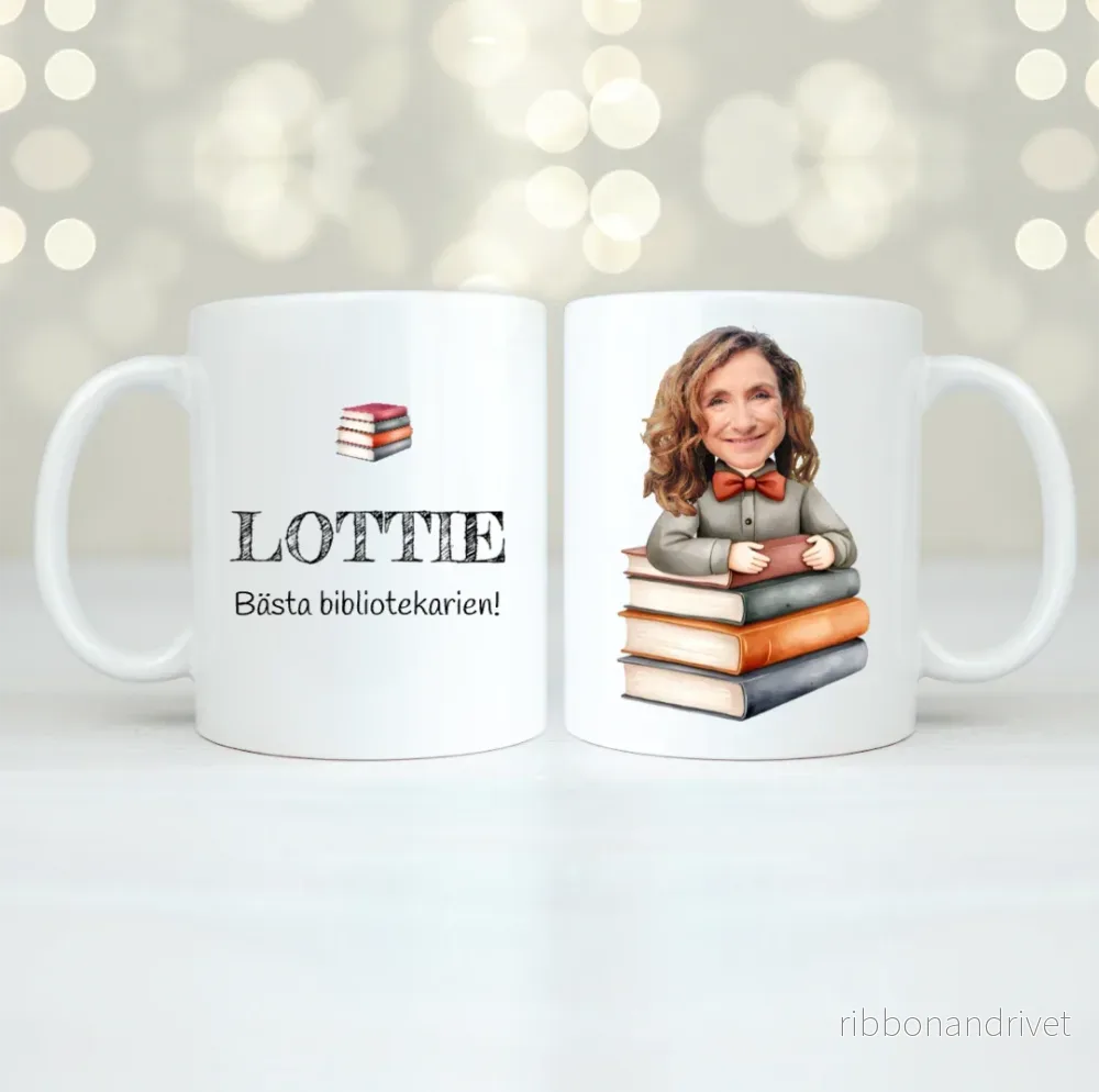 Bibliotekarie | Personlig mugg Bibliotekarie | Personlig mugg