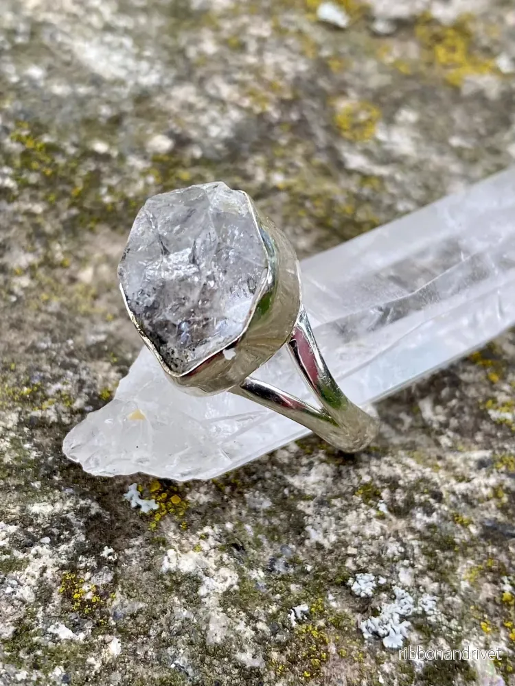 Ring Herkimer diamant 19,0 - Bild 3