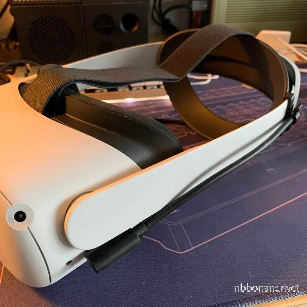 Oculus Quest 2 Link-kabelhållare för Elite-huvudrem - Bild 2