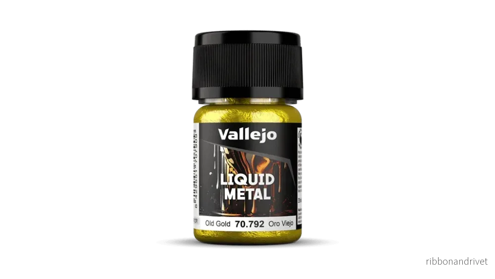 Vallejo Liquid Gold – Alkohollösliga metallfärger – Gammalt Guld 35 ml Vallejo Liquid Gold – Alkohollösliga metallfärger – Gammalt Guld 35 ml