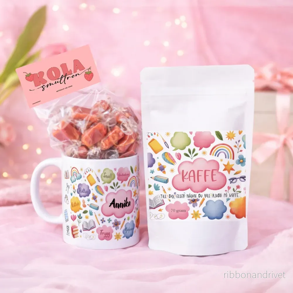 Frökenpaket | Mugg, kaffe & godis Frökenpaket | Mugg, kaffe & godis