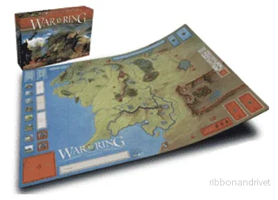 War of the Ring Deluxe Game Mat – Spelmatta i Neopren
