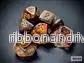 Chessex Scarab Mini-Polyhedral Blue Blood/gold 7-Die Set - Bild 2