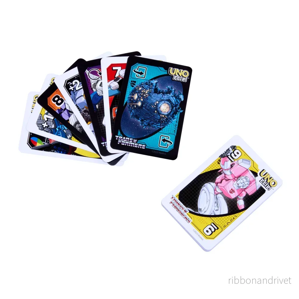 Spel Uno Flip Transformers - Bild 3