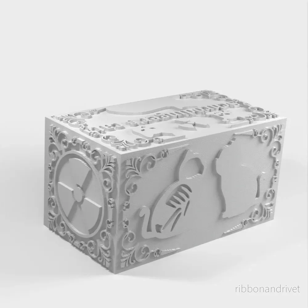 Schrödingers Cat 3D-utskrift, fysisk demonstration av teorin om kvantmekanik - Bild 3