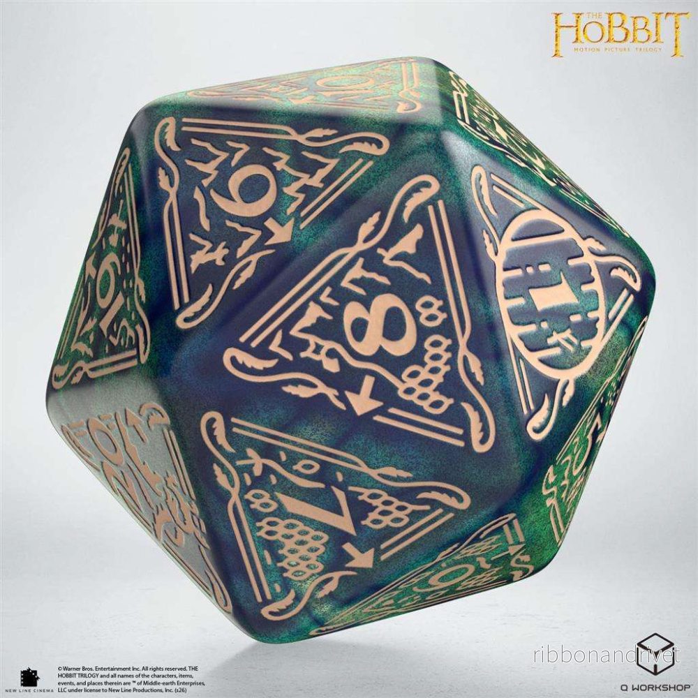 The Hobbit Spindown D20 – Tideborn TCG Jumbo-tärning The Hobbit Spindown D20 – Tideborn TCG Jumbo-tärning