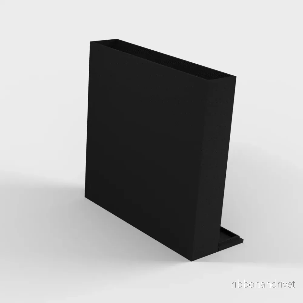 Kompakt svävande hylla 10x10 cm för vägg - Bild 3