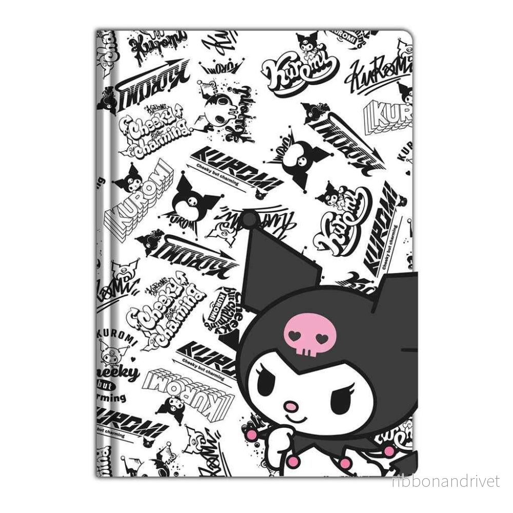 Sanrio Kuromi – Anteckningsblock i storlek A5 med urban design