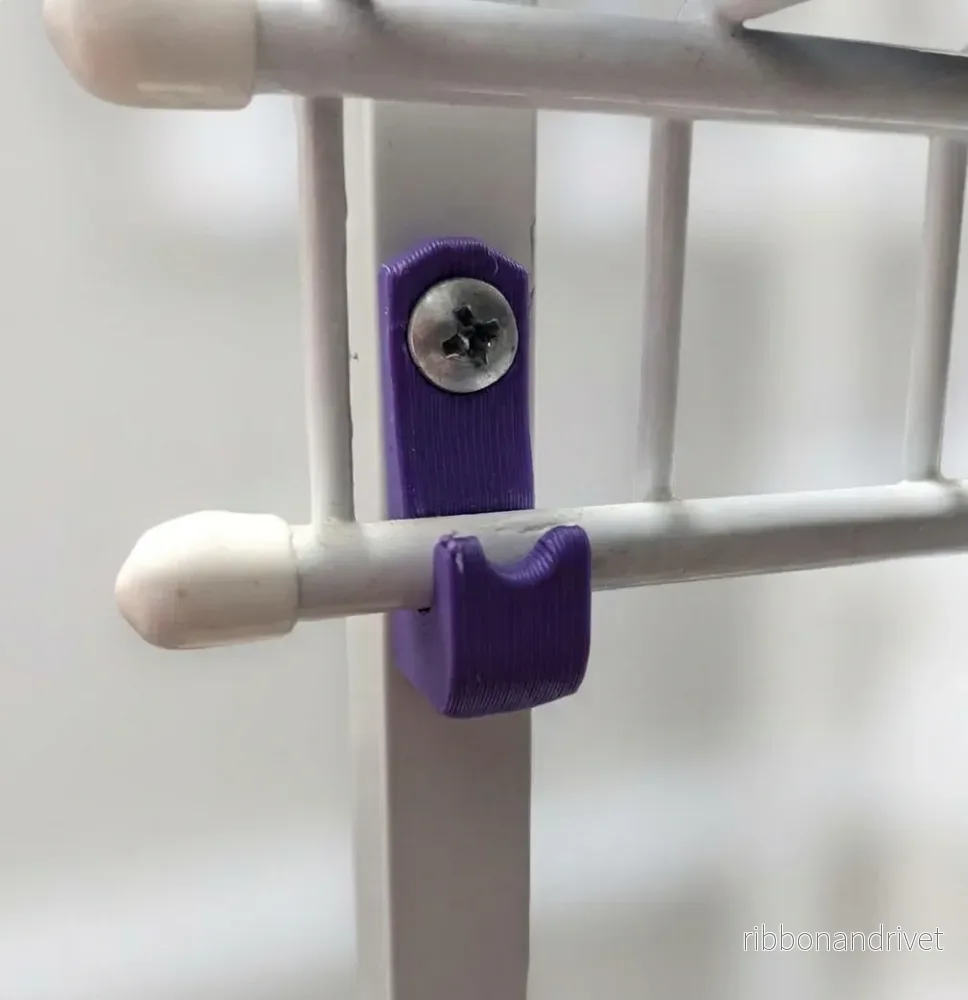 Closetmaid hyllklämmor för trådhyllor