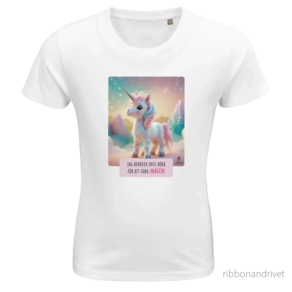 ECO Friendly T-shirt - Jag behöver inte höra för att vara magisk - Bild 2