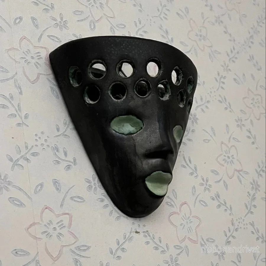 Sällsynt keramisk mask - Bild 2
