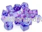 Chessex 7 Die Set - Nebula TM Nocturnal/Blue Luminary