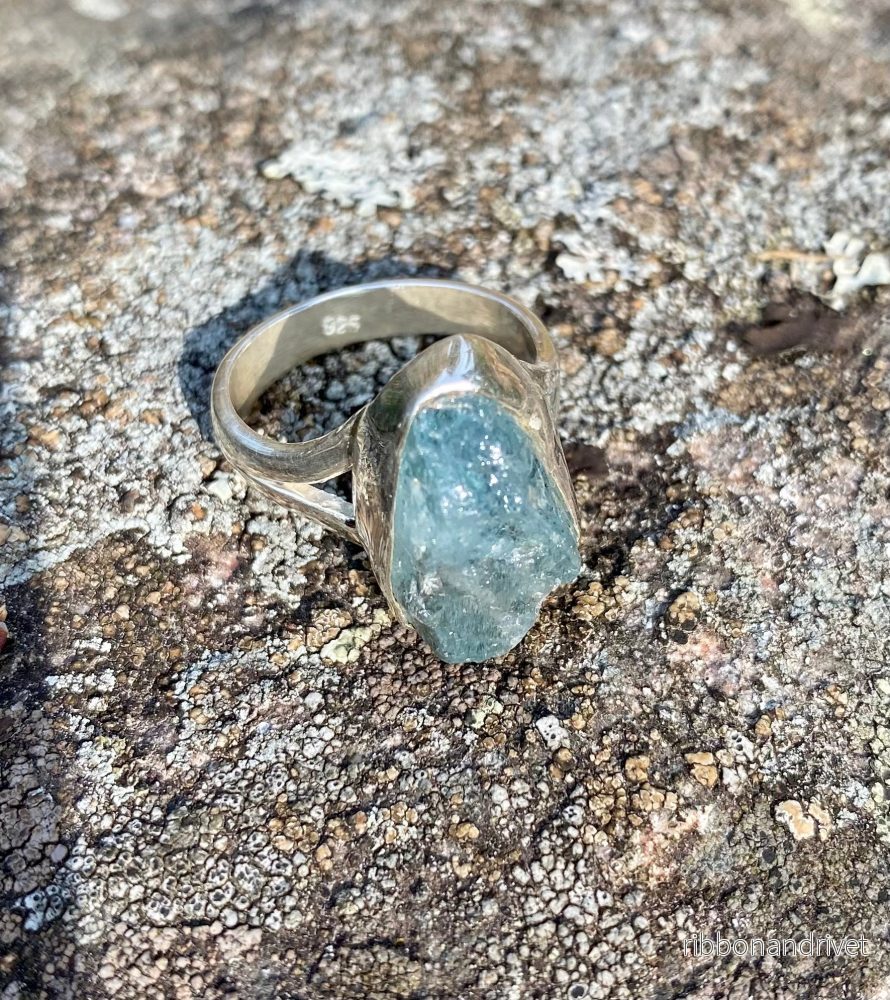 Ring Herkimer diamant