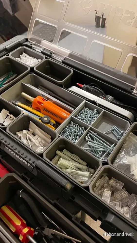 Anpassad stapelbar bricka för Husky 22-tums organisatör - Bild 2