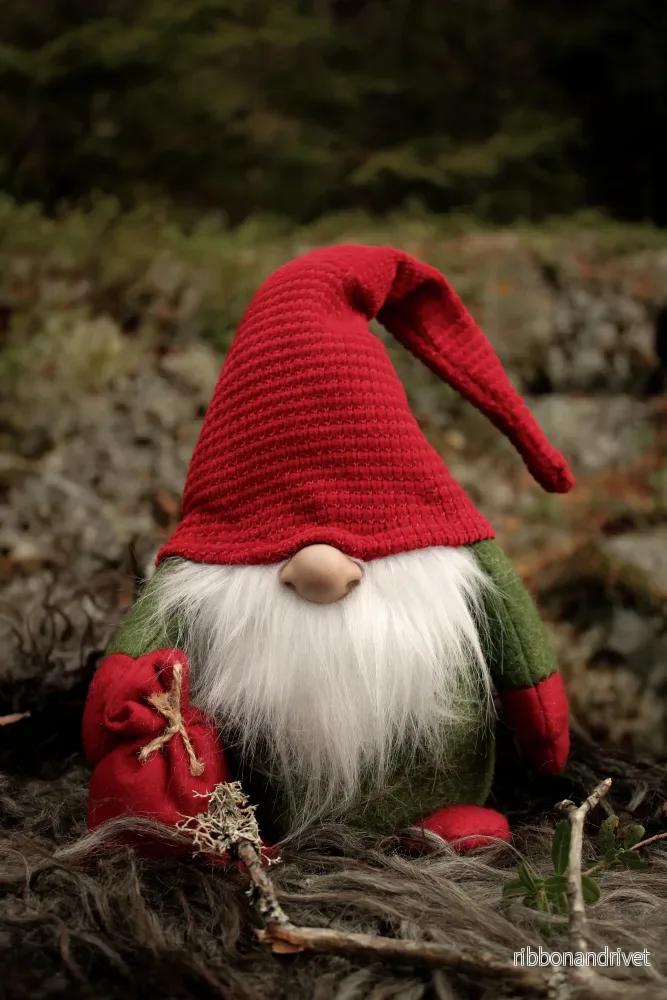 Jultomte i textil