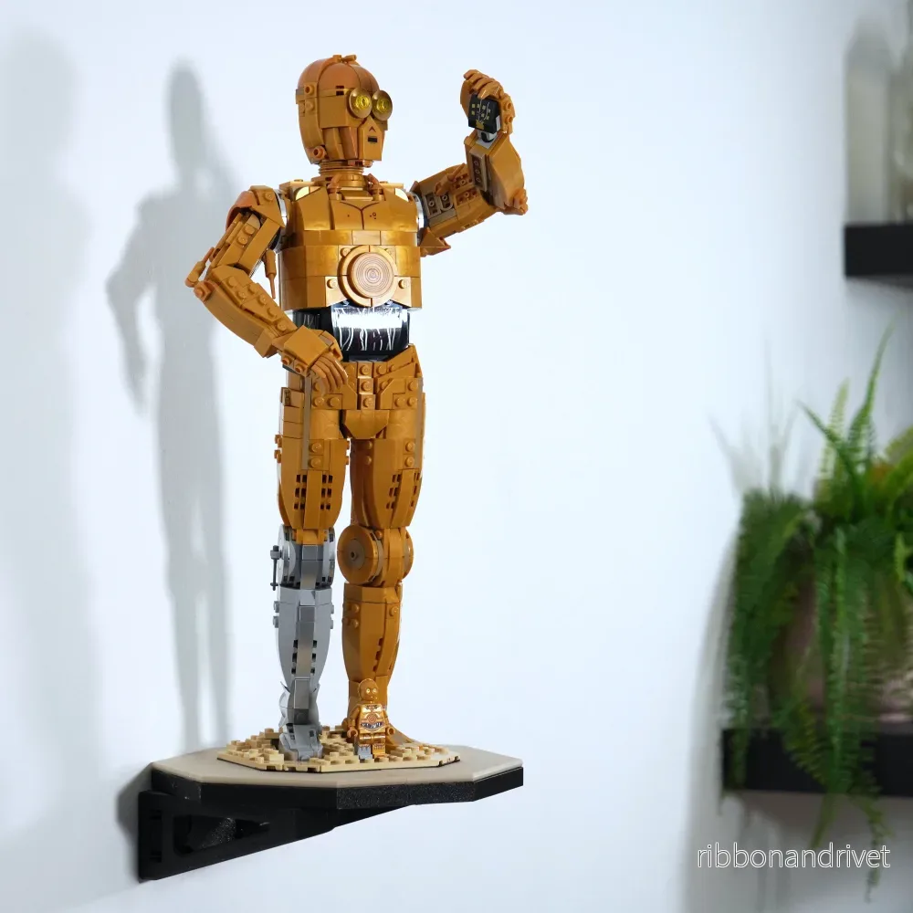 Väggfäste för LEGO Star Wars C-3PO 75398 - Bild 3