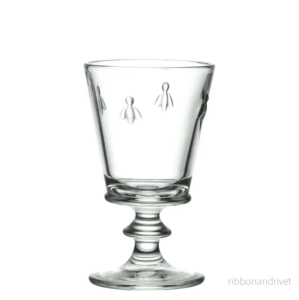 Vinglas i ett set med 4 glas, 220ml- La Rochère "Abeille" - Bild 3