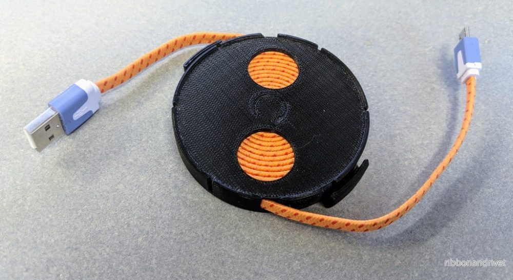 Kabelvinda för platta USB-kablar Kabelvinda för platta USB-kablar