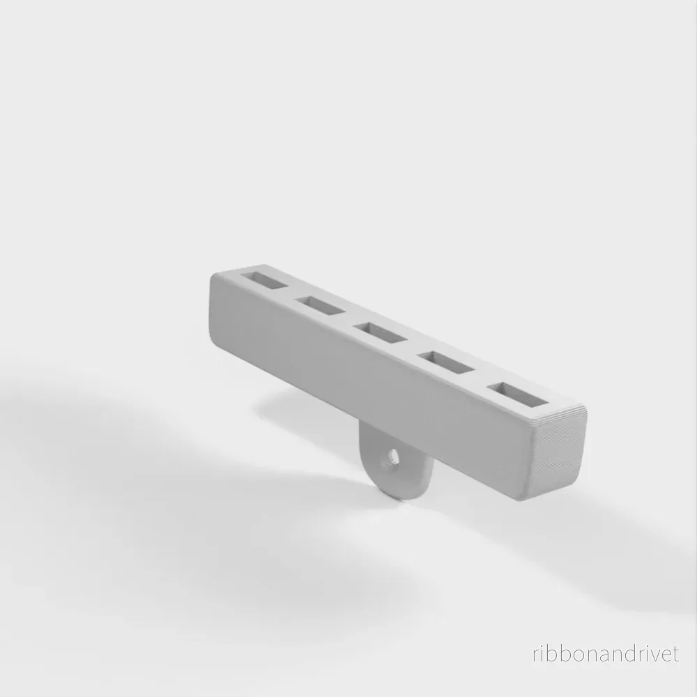 Vägghållare för USB-kablar med 5 platser - Bild 2