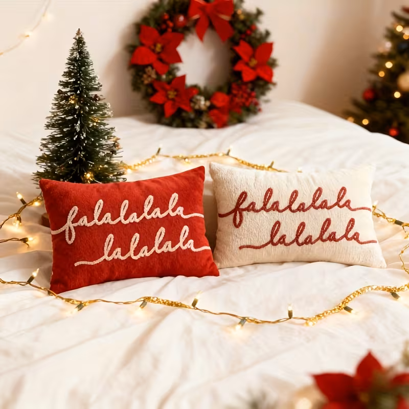 Jul kuddfodral i 50x30 cm 2-set