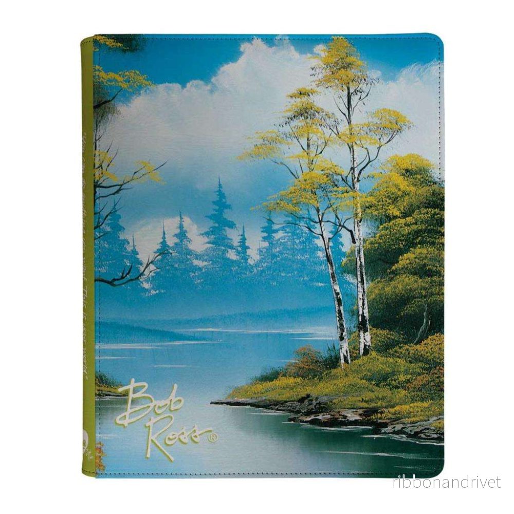 UP - Bob Ross Lakeside Path 9-Pocket Zippered PRO-Binder