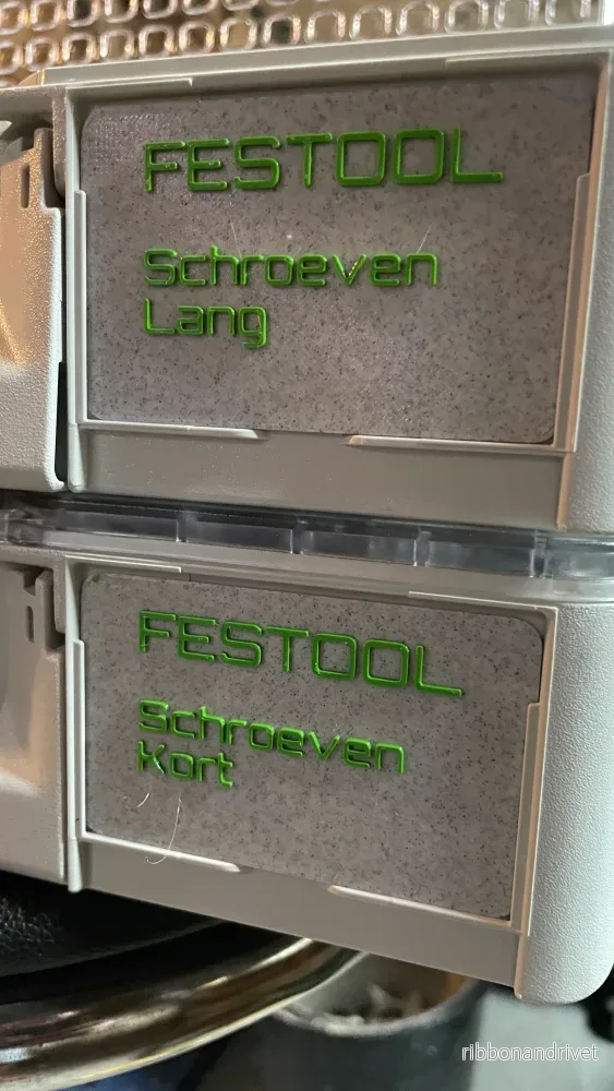 Festool Systainer innehållskort för SYS3 ORG M 89 Festool Systainer innehållskort för SYS3 ORG M 89