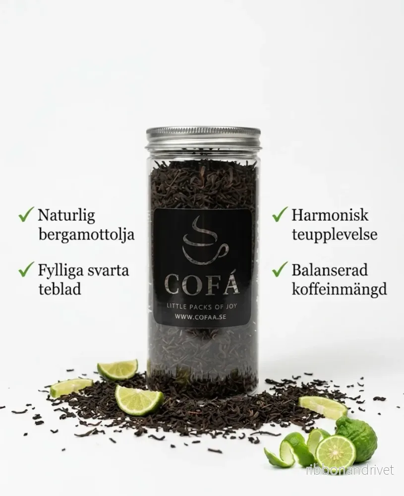 Earl Grey Svart Te - 80g - Floréa