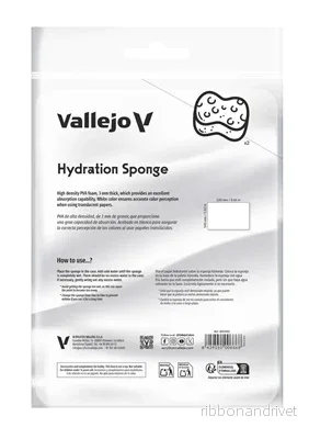 Vallejo - Wet Palette Tillbehör - 2 Återanvändbara Hydrering Svampar (220 x 140 mm) - Bild 2