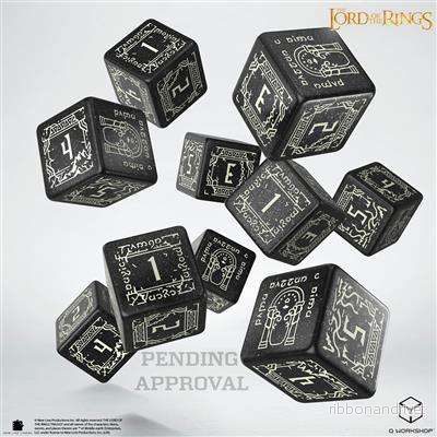 The Lord of the Rings: Moria 10xD6 tärningsset The Lord of the Rings: Moria 10xD6 tärningsset