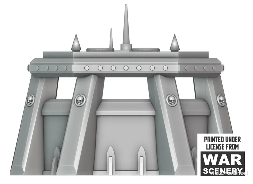 Strategisk Pillbox Terräng för Tabletop Wargaming