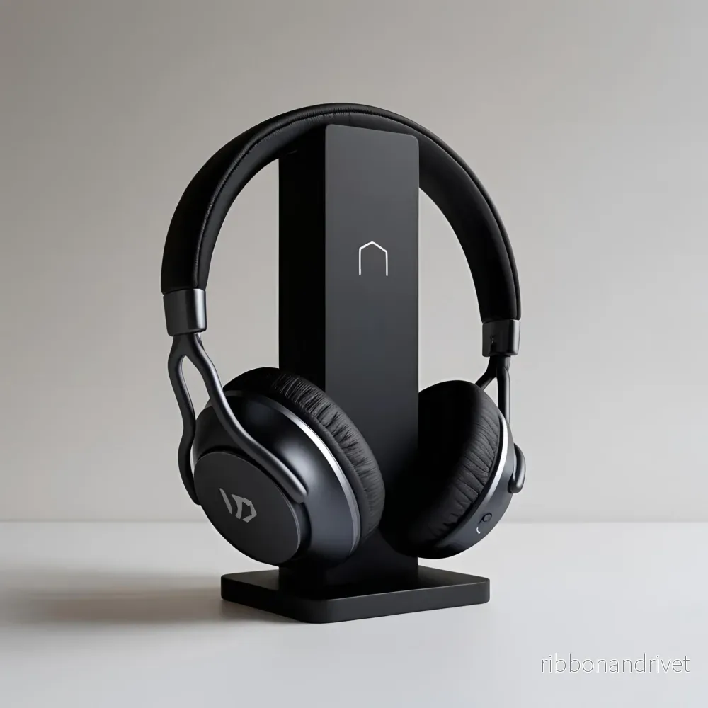 Minimalistiskt bordsstöd för ditt headset
