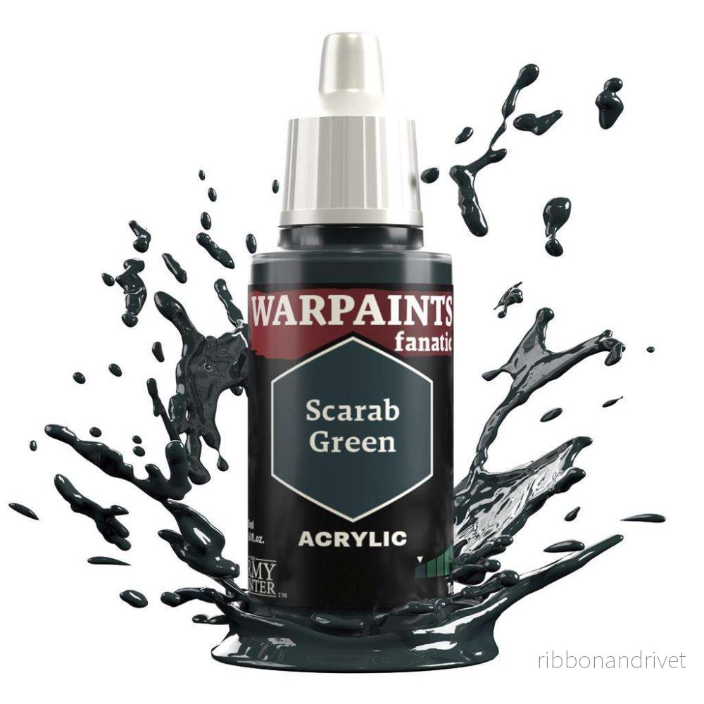 The Army Painter Warpaints Fanatic: Scarab Green The Army Painter Warpaints Fanatic: Scarab Green