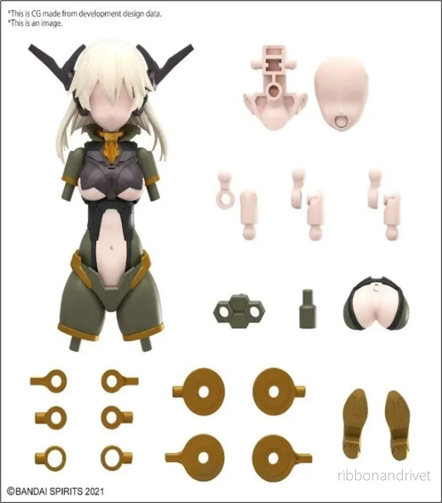 30Ms Option Parts Set 13 (Tactical Costume) [Color B]