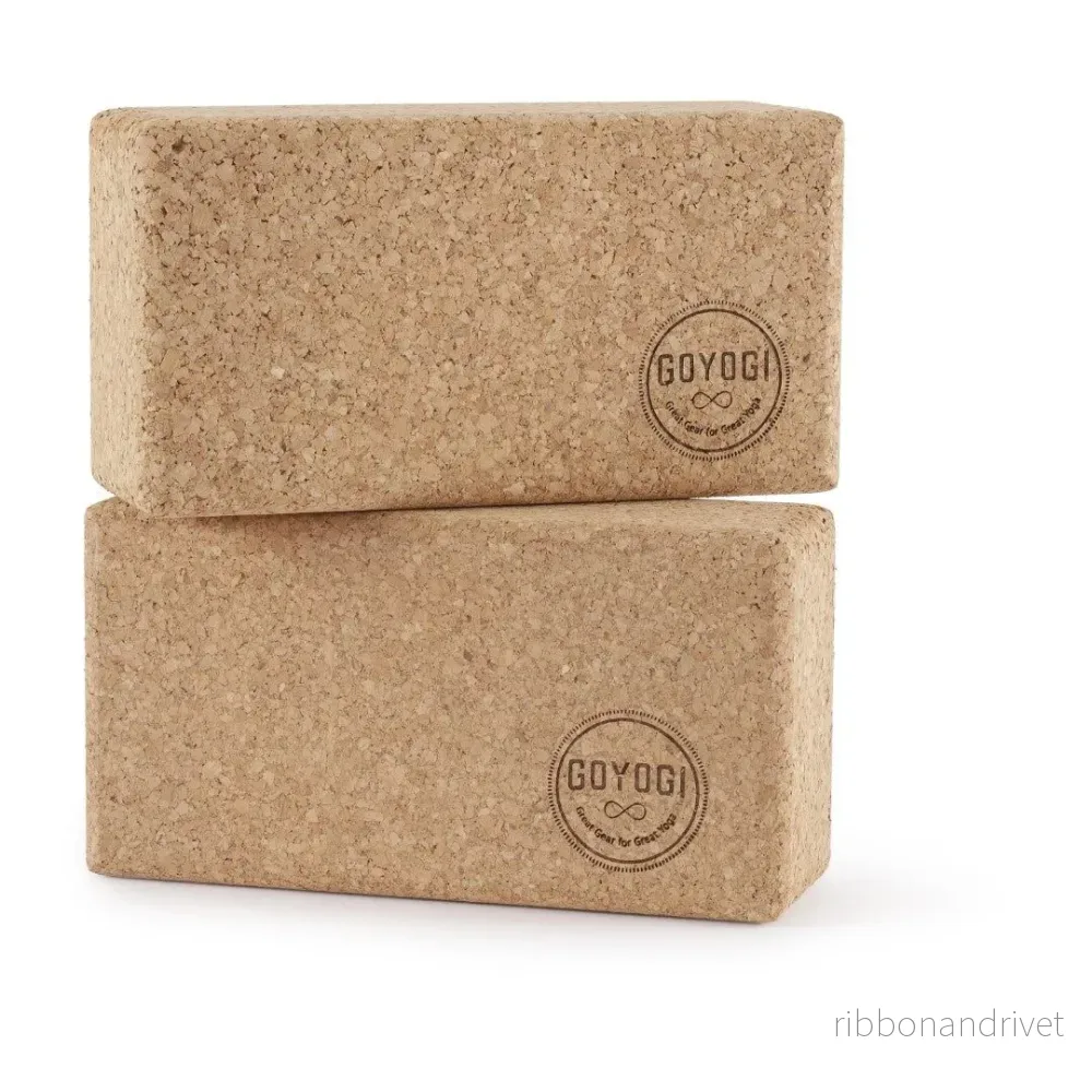Sustain Cork Yoga Block – set med 2 – Sustain Cork Yoga Block – set med 2 –