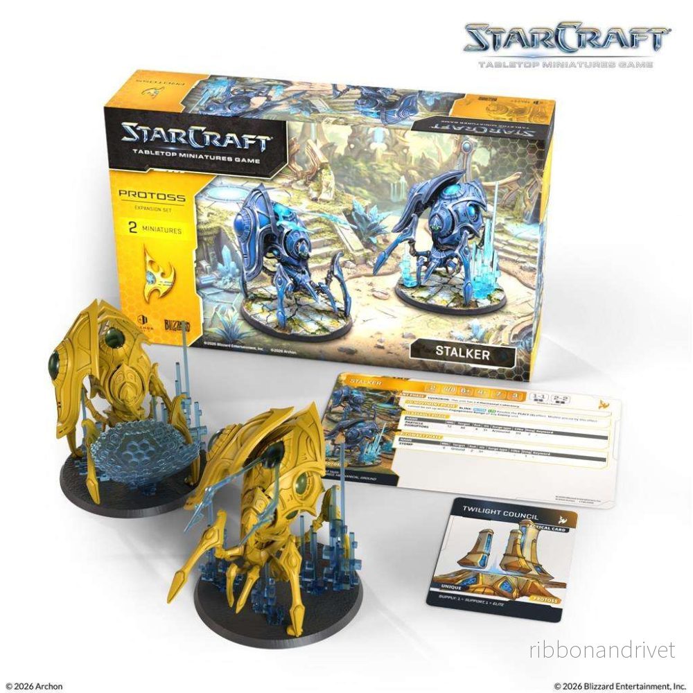 StarCraft® The Miniatures Game – Stalker – Protoss – expansionsset – EN StarCraft® The Miniatures Game – Stalker – Protoss – expansionsset – EN