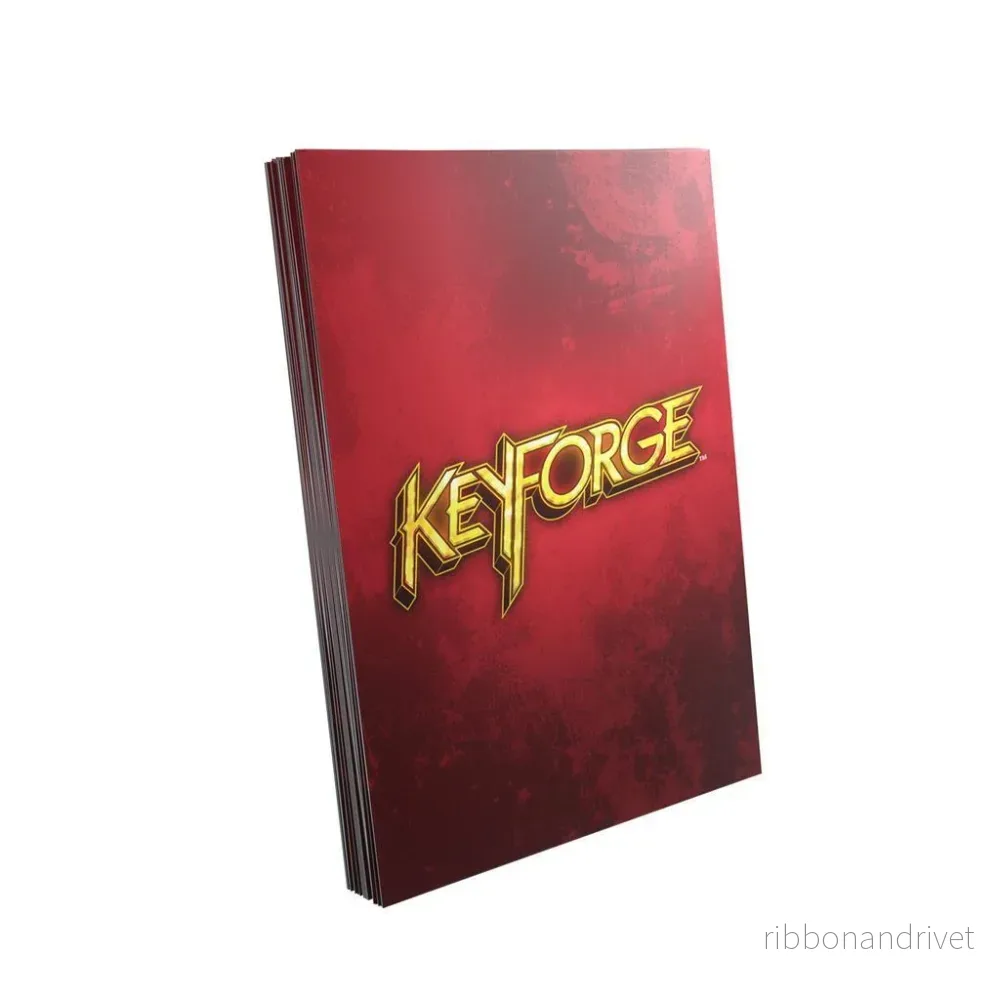 Gamegenic KeyForge Logo Sleeves – Röd (40 Sleeves) Gamegenic KeyForge Logo Sleeves – Röd (40 Sleeves)