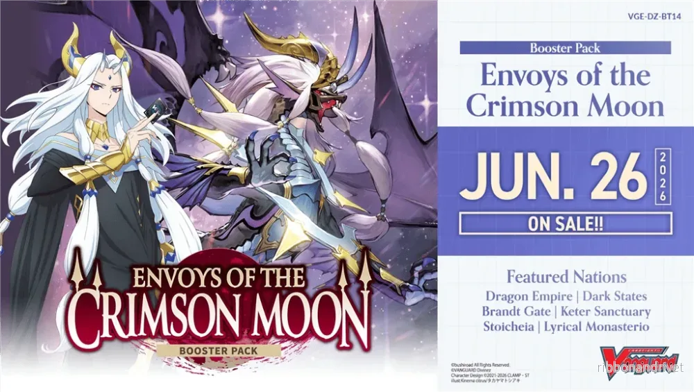 Cardfight!! Vanguard – Envoys of the Crimson Moon Boosterdisplay (16 paket) Cardfight!! Vanguard – Envoys of the Crimson Moon Boosterdisplay (16 paket)
