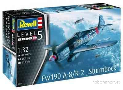 Revell Fw190 A-8/R-2 ”Sturmbock” – 1:32 Modellkit Revell Fw190 A-8/R-2 ”Sturmbock” – 1:32 Modellkit