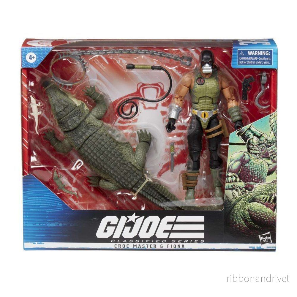 G.I. Joe Classified Series Croc Master & Fiona Actionfigur