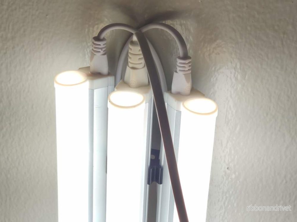 Takfäste för tre Barrina T5 LED-lampor - Bild 2