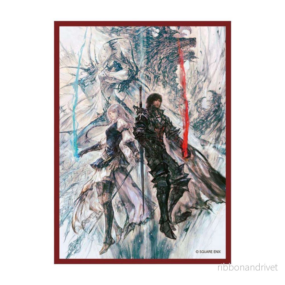 FINAL FANTASY Card Sleeve Series FIERY HEART, ICY RESOLVE (FFCSS-25) FINAL FANTASY Card Sleeve Series FIERY HEART, ICY RESOLVE (FFCSS-25)