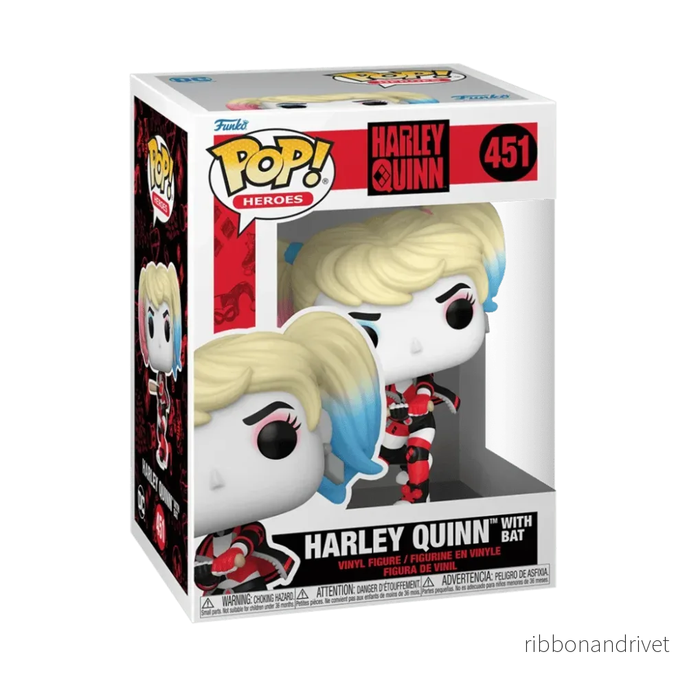 Funko POP Heroes: DC – Harley w/Bat Funko POP Heroes: DC – Harley w/Bat