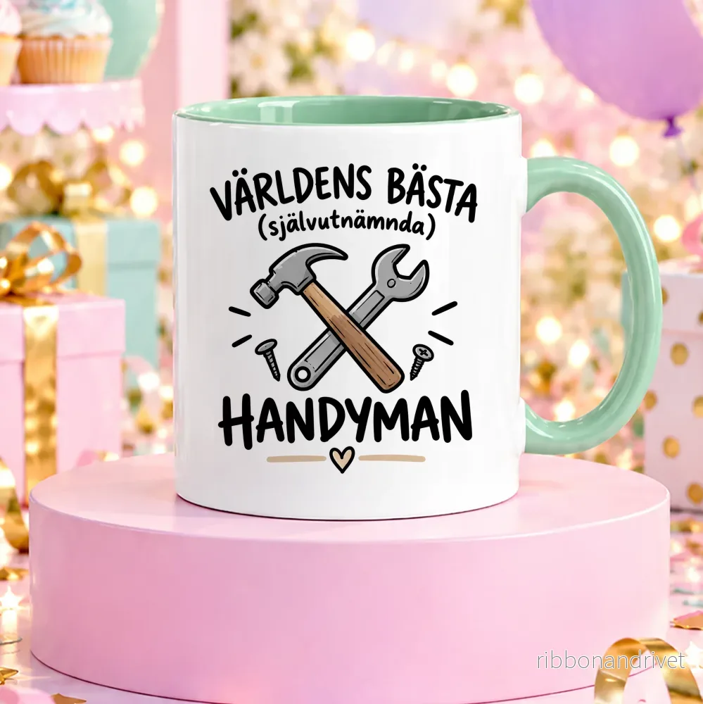 Självutnämnd handyman | Rolig mugg - Bild 3