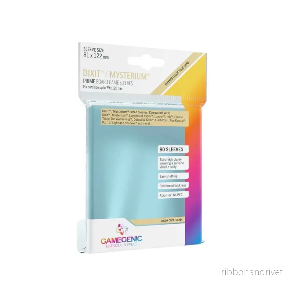 Gamegenic – PRIME Dixit Ärmar 81 x 122 mm – Klara (90 Ärmar) Gamegenic – PRIME Dixit Ärmar 81 x 122 mm – Klara (90 Ärmar)