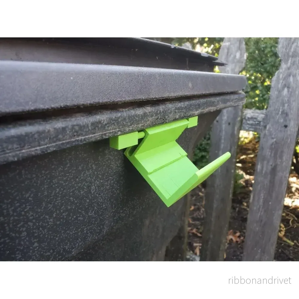 Låsklämma för utomhussoptunna med hjul - Bild 2