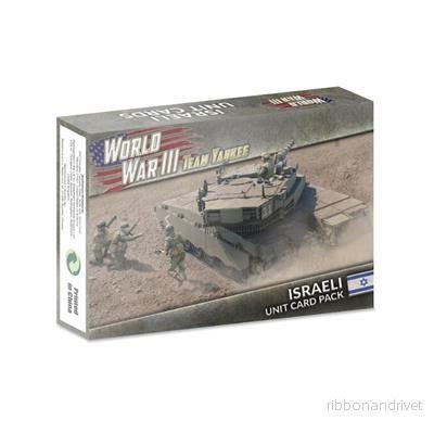 World War III Team Yankee: Israelska Enhetskort Pack (x48 Kort) – Begränsad Utgåva World War III Team Yankee: Israelska Enhetskort Pack (x48 Kort) – Begränsad Utgåva