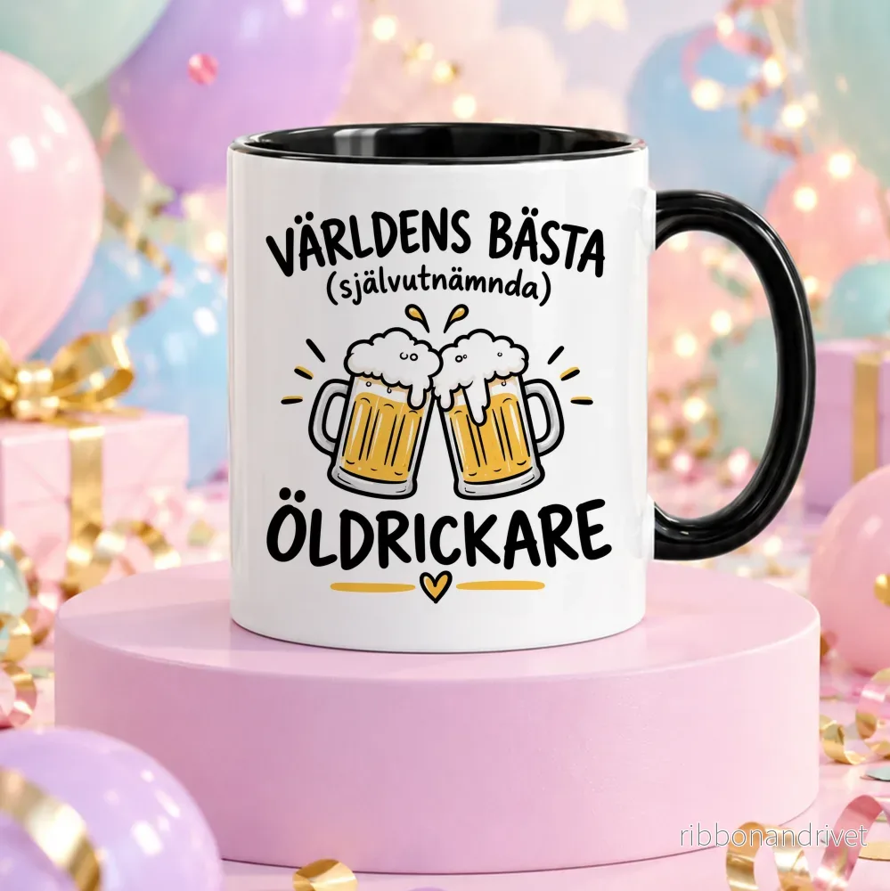 Självutnämnd öldrickare | Rolig mugg - Bild 2