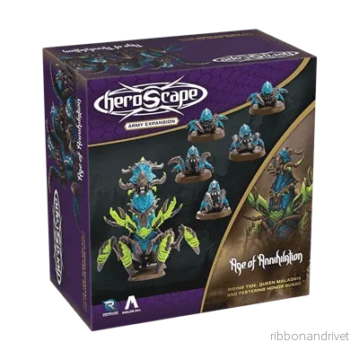Heroscape Rising Tide Drottning Maladrix och Förgänglig Anseendesvärd Vakt Armé Expansion Heroscape Rising Tide Drottning Maladrix och Förgänglig Anseendesvärd Vakt Armé Expansion