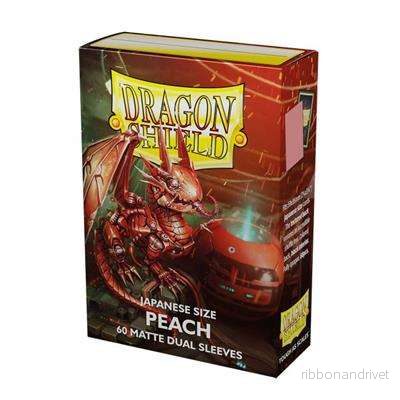 Dragon Shield Japansk Storlek Matt Dubbelskydd – Peach Piip (60 Förpackning) Dragon Shield Japansk Storlek Matt Dubbelskydd – Peach Piip (60 Förpackning)