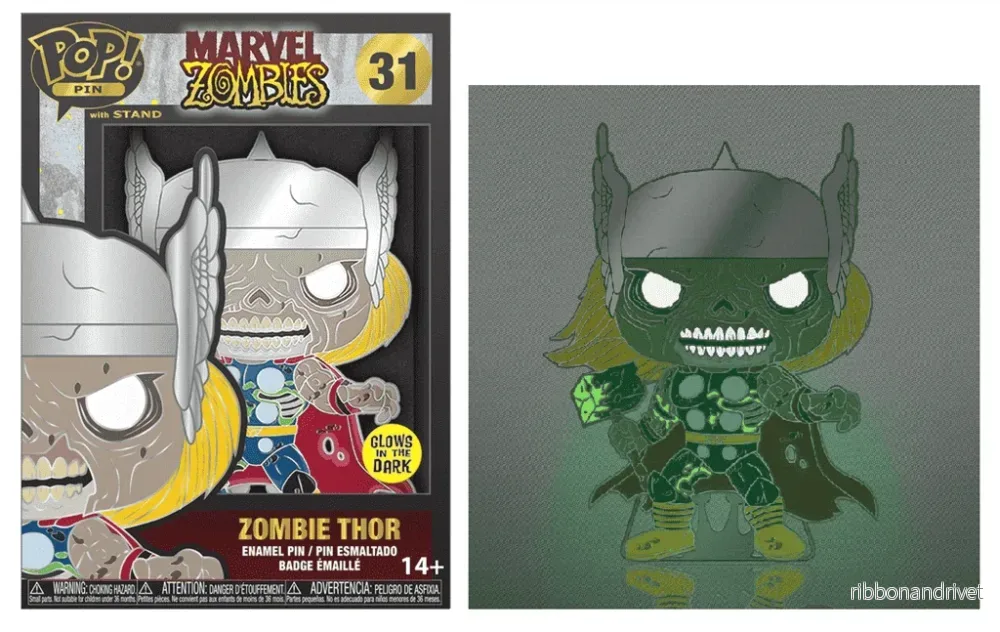 Funko POP Pin: Marvel - Zombie Thor